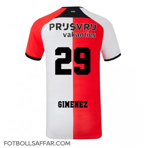 Feyenoord Santiago Gimenez #29 Hemmatröja 2024-25 Kortärmad